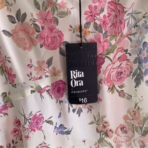 Primark x Rita Ora Floral Top size XL